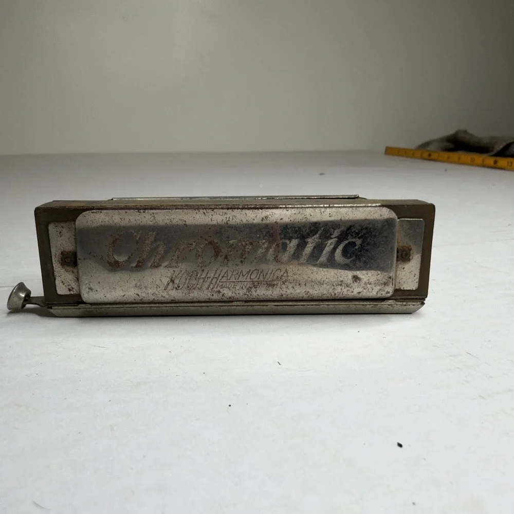 Mixed lot 3 vintage harmonicas Hohner International, Koch, Marine Band